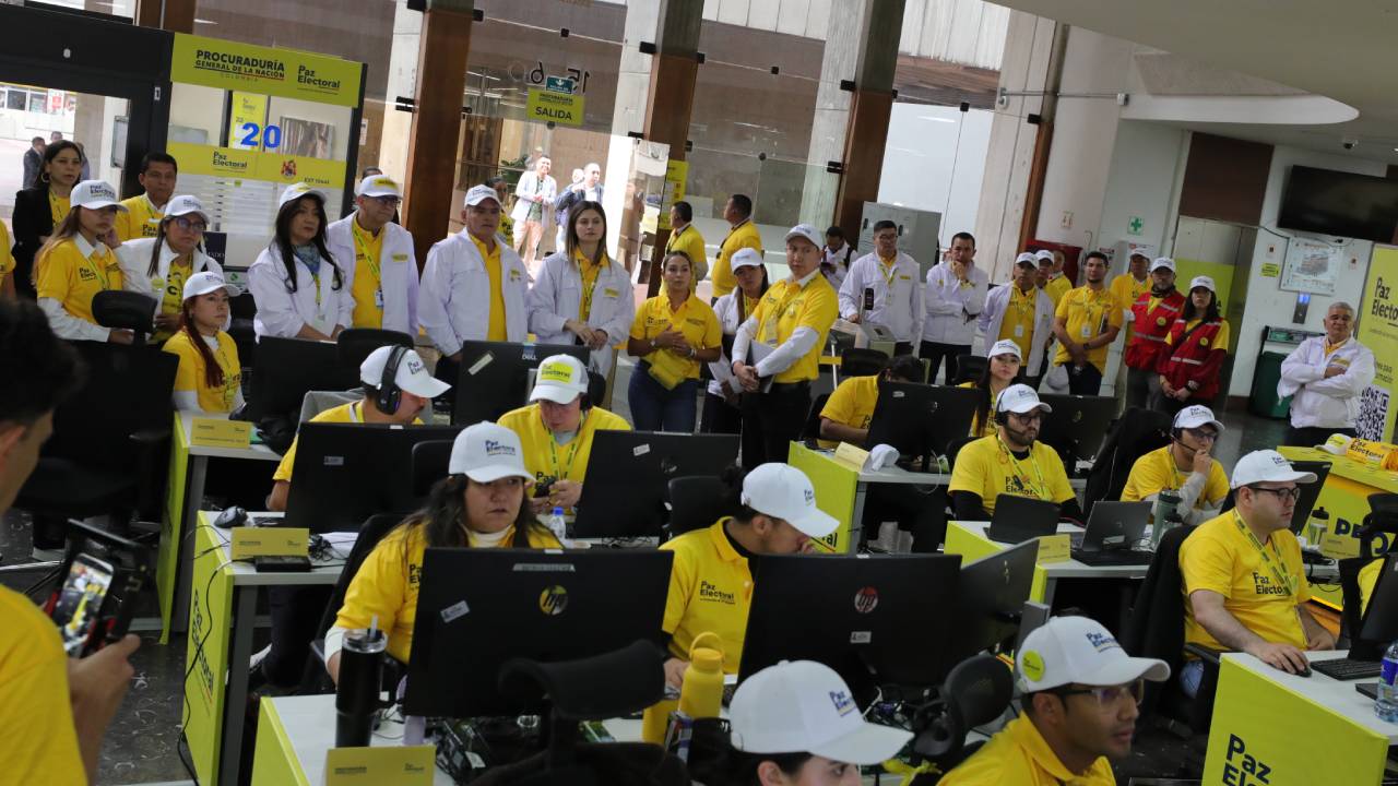 La Procuraduría General de la Nación puso en funcionamiento un mecanismo para fortalecer la vigilancia del proceso electoral. Cortesía: Procuraduría.