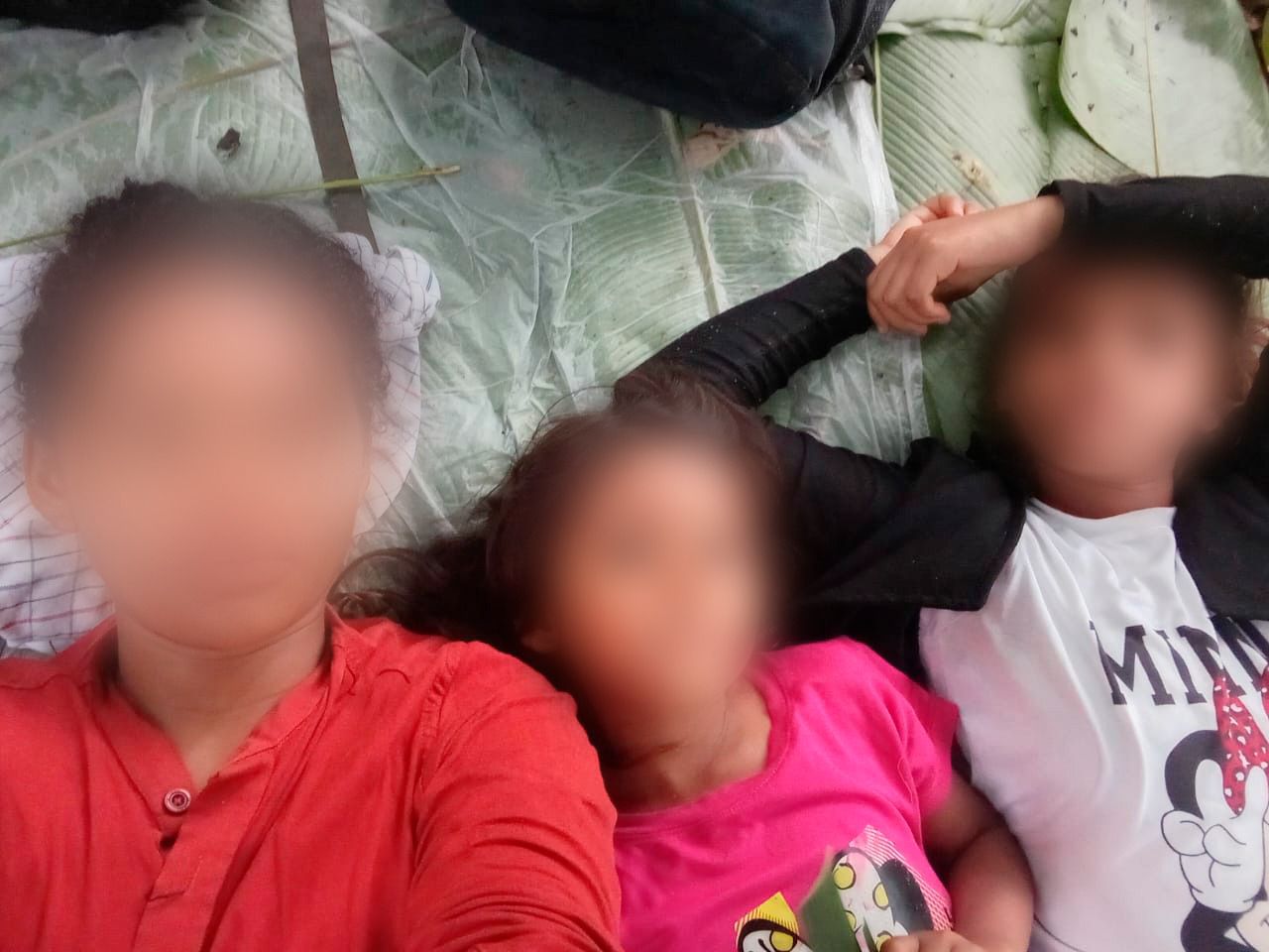 Los cinco menores  permanecieron escondidos en la selva para evitar ser reclutados por las disidencias de las Farc.