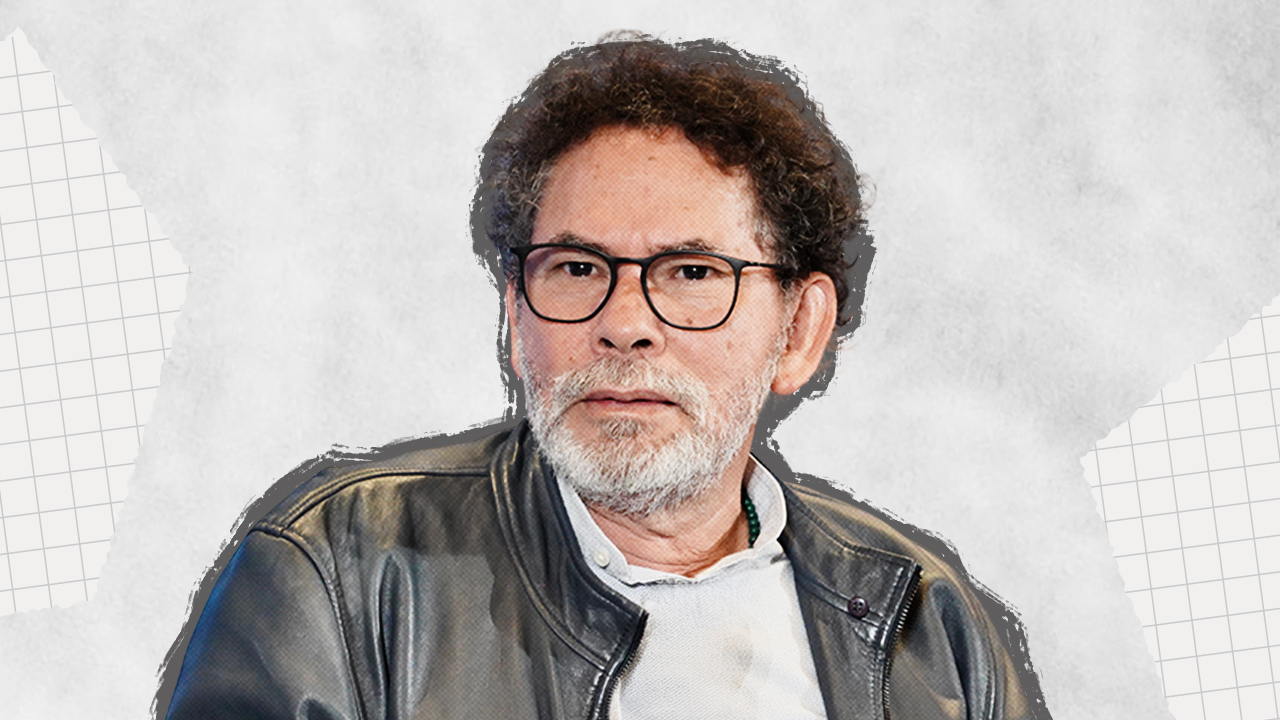 Pastor Alape, integrante del partido Comunes, que no obtuvo ninguna curul en las legislativas.

Fotoilustración: Yamith Mariño - CAMBIO.