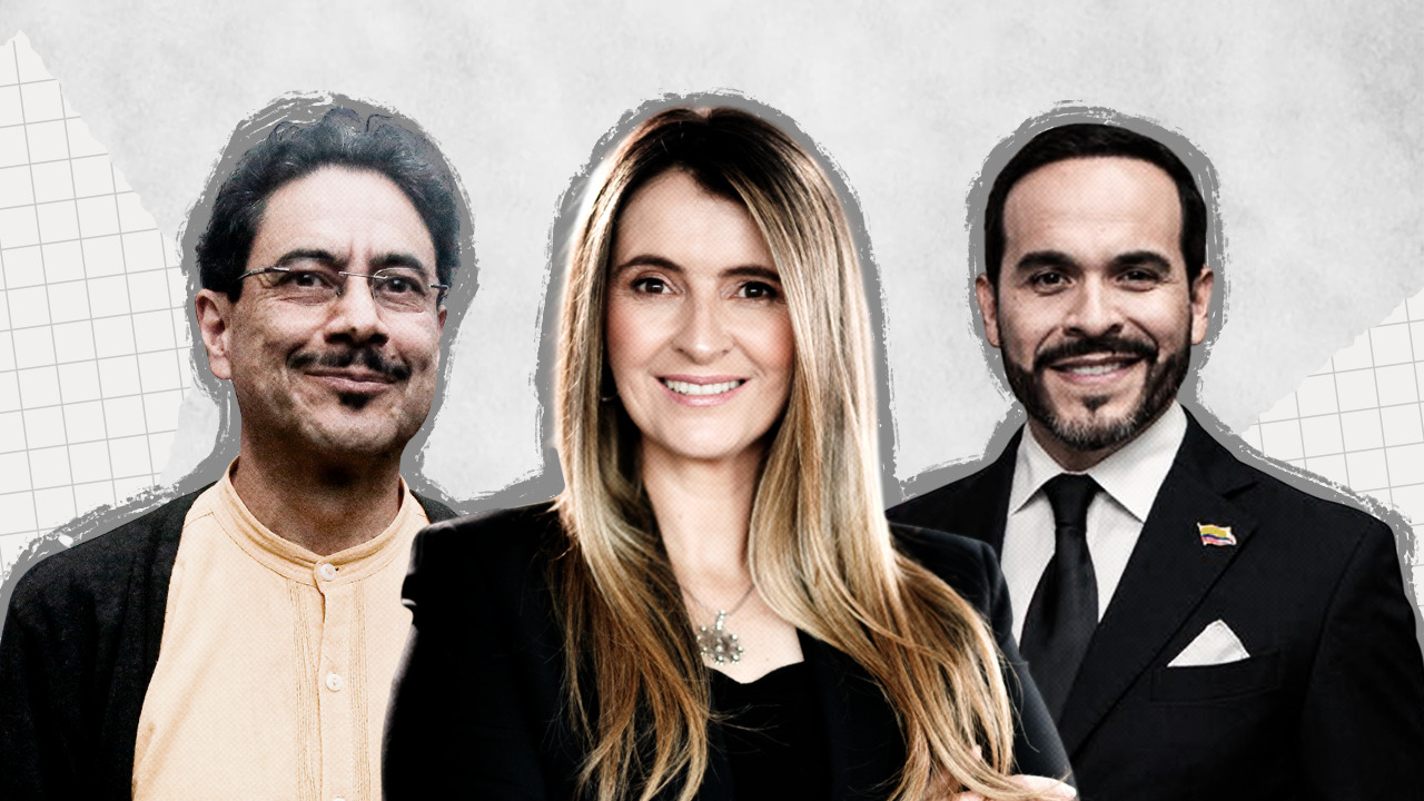 Iván Cepeda, Paloma Valencia, Abelardo de la Espriella. Fotoilustración: Kimberly Vega - CAMBIO
