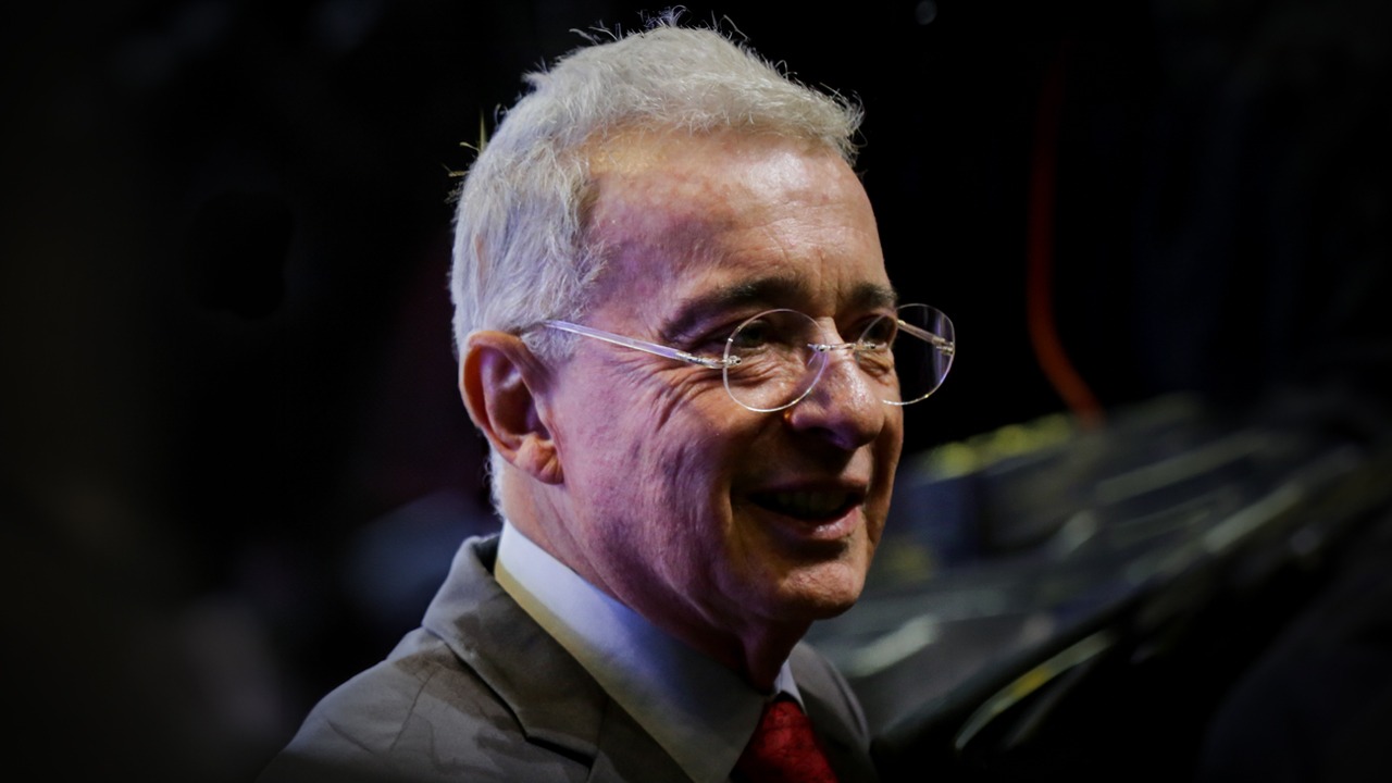 Álvaro Uribe Vélez, expresidente, exsenador y jefe natural del Centro Democrático. Foto: Colprensa.