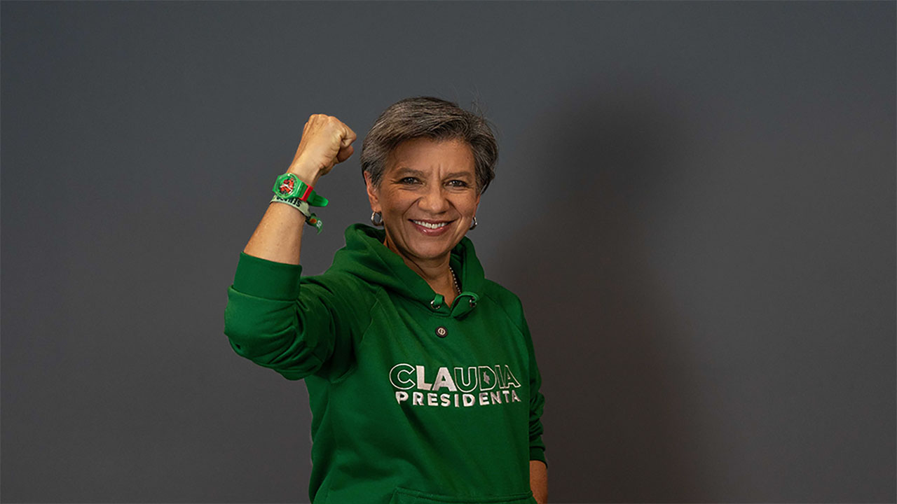 Claudia López gana la Consulta de las Soluciones. | Crédito: Pablo David - CAMBIO