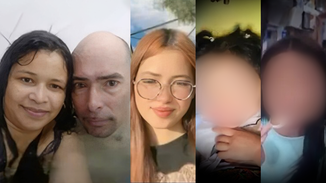 Familia desaparecida en Bogotá. Créditos: Fiscalía