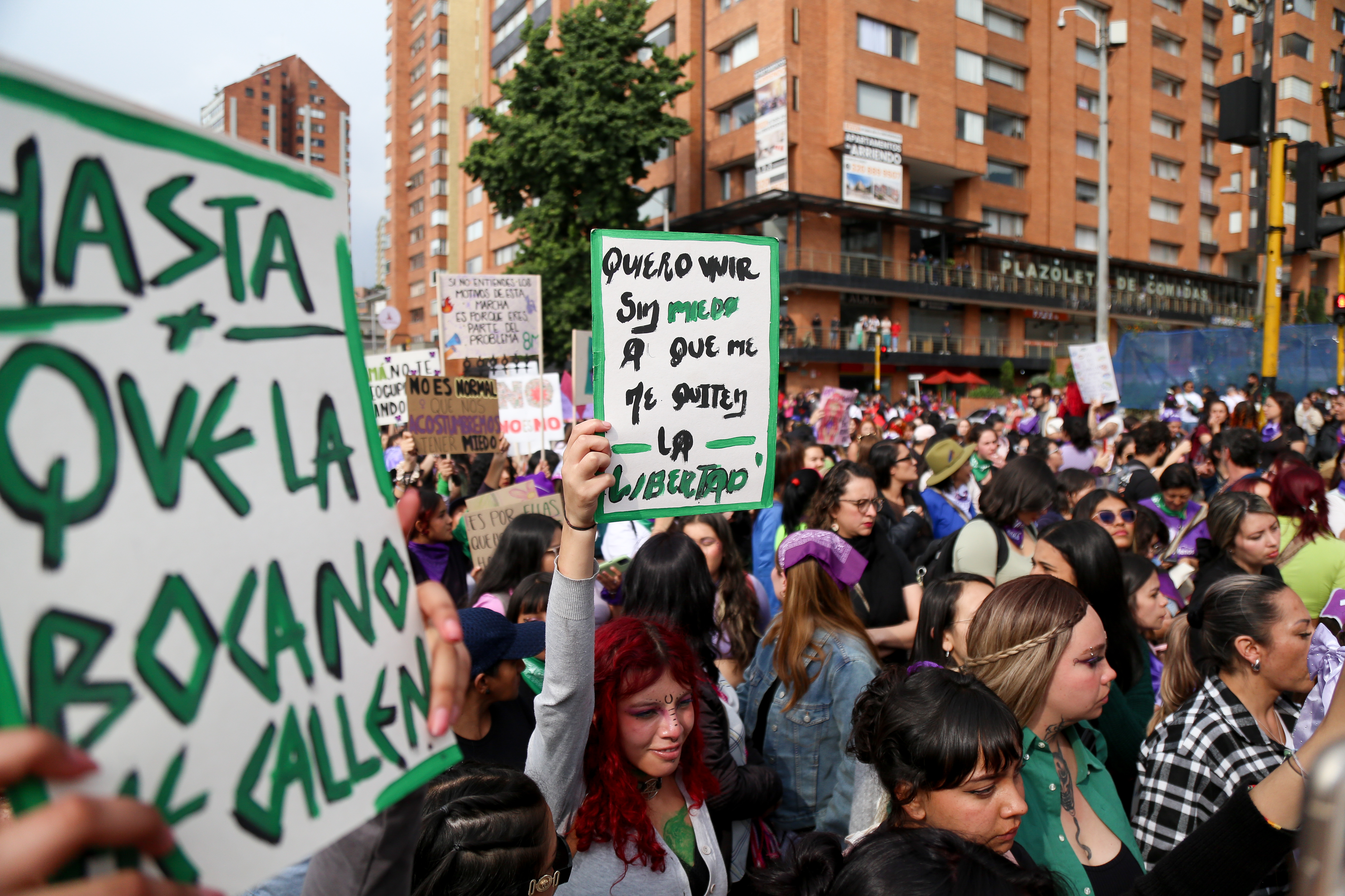 Movilizaciones por el 8M en Colombia coinciden este año con la jornada electoral al Congreso