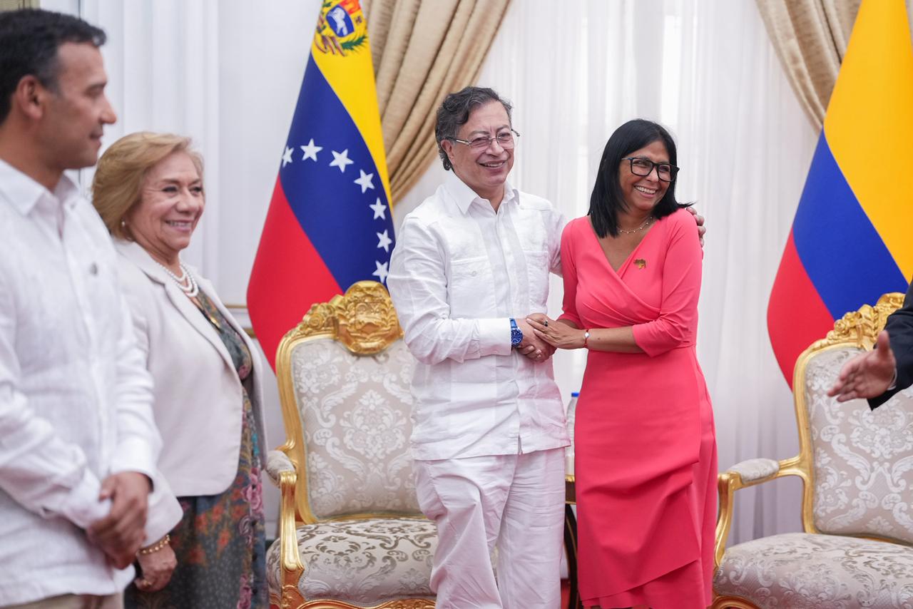 A pesar del viaje de Petro, parecería que, al estado administrador de Venezuela, no le preocupa mucho la situación del departamento de Norte de Santander, tan sólo le interesa que no haya fraude en las próximas elecciones. Foto: Presidencia