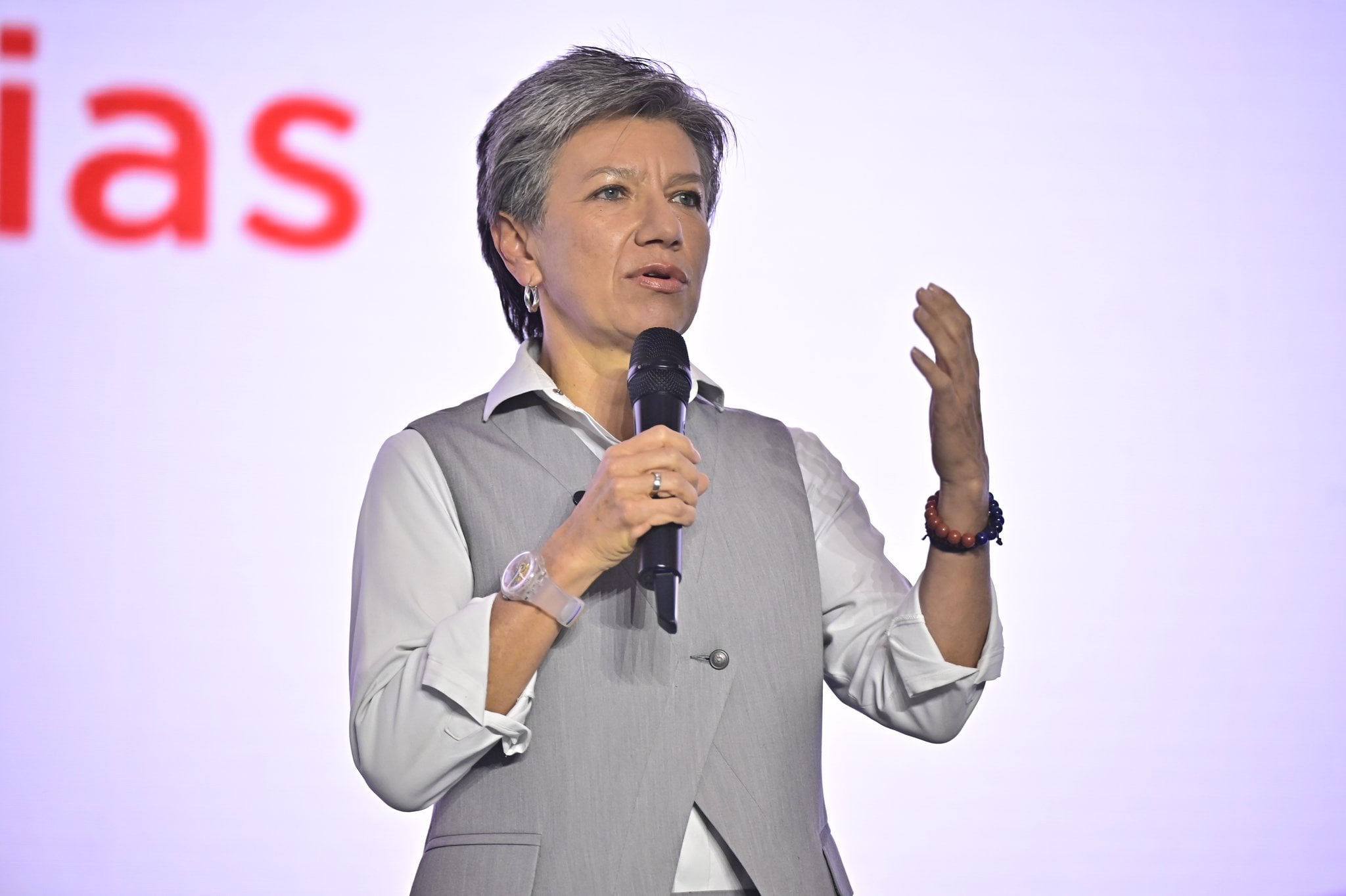 Claudia López en Congreso de Asofondos en Cartagena. | Crédito: cortesía