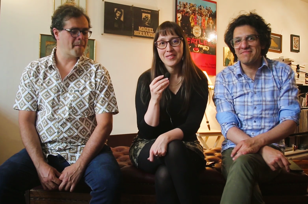 Luis Daniel Vega, Ana María Amaya y Umberto Pérez, los creadores de 'Sembradoras de estrellas'.