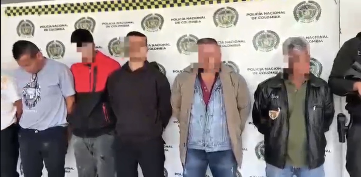 Las autoridades desarticularon a la banda Los Stones responsables de secuestros y extorsiones en el centro de Cundinamarca.