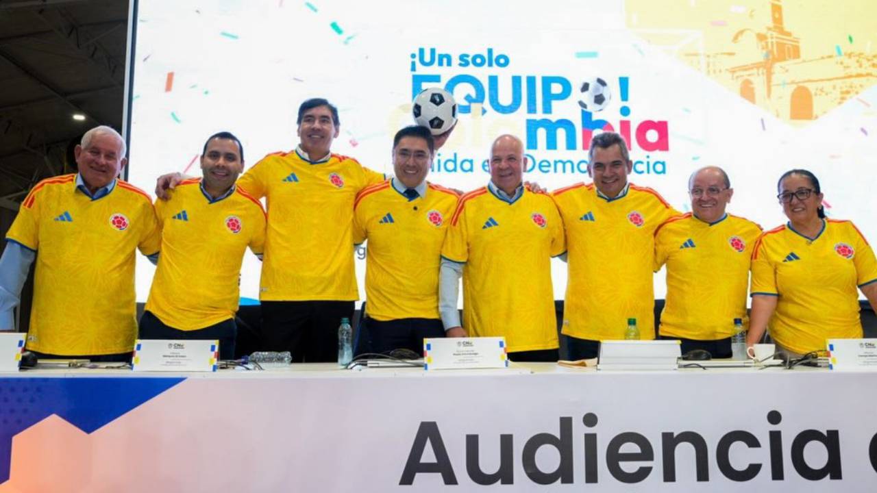 El CNE presentó "Un solo equipo, Colombia unida en democracia", la estrategia que garantizará la legitimidad y transparencia en las elecciones presidenciales del próximo 31 de mayo.