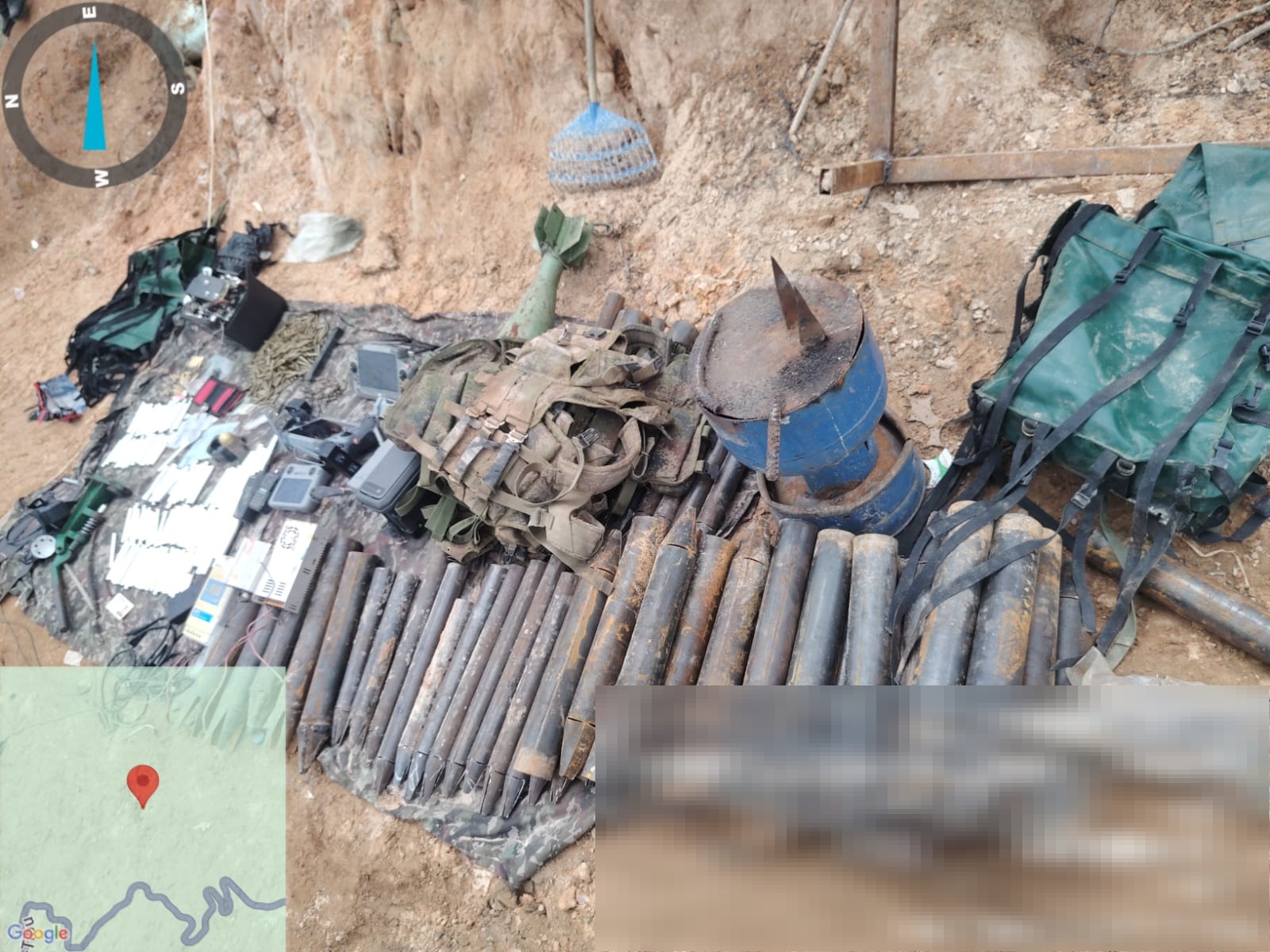 Las disidencias de las Farc tenían escondido un arsenal de explosivos y drones para atacar al ELN  y  la fuerza pública.