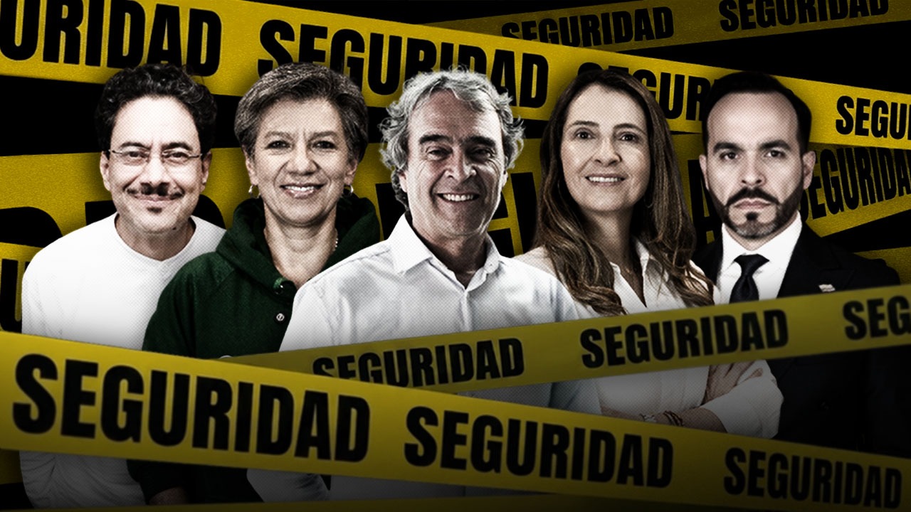 La seguridad es uno de los temas que marca la agenda en las discusiones de la campaña presidencial. Composición Yamith Meriño.