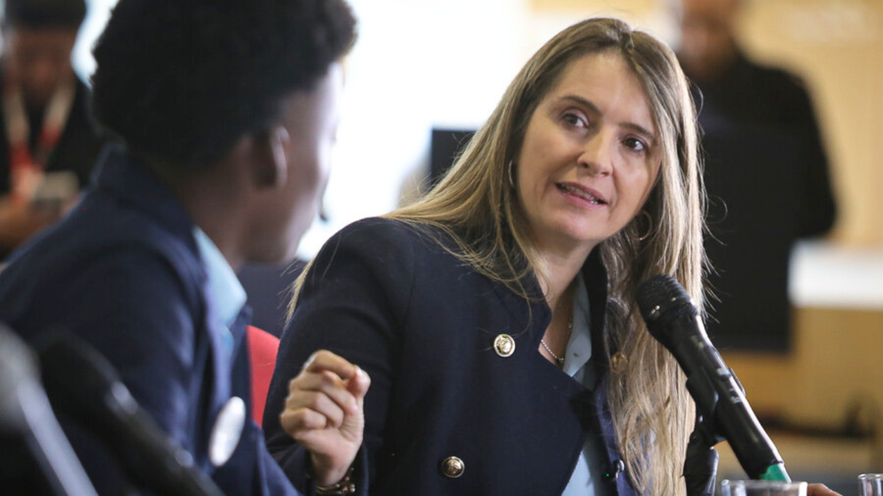 Candidata presidencial Paloma Valencia.  Crédito: Colprensa.