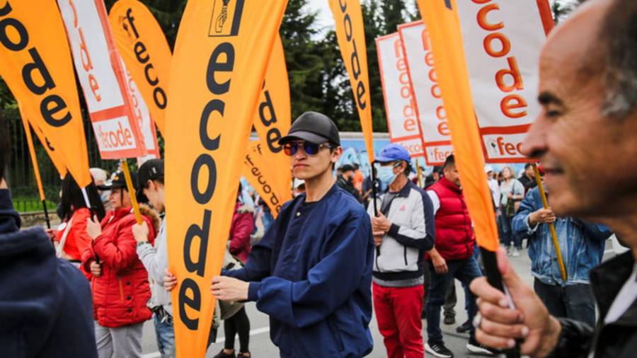 Paro de Fecode. Créditos: Colprensa