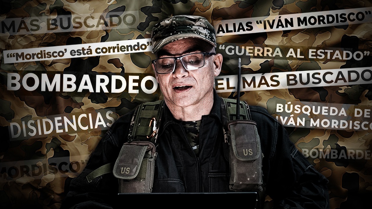 Néstor Gregorio Vera Fernández, alias ‘Iván Mordisco’, objetivo prioritario de la Fuerzas Armadas. Fotoilustración: Yamith Mariño - CAMBIO