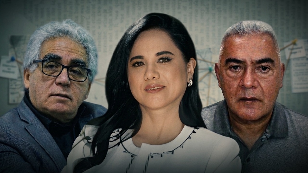 Augusto Rodríguez, Gloria Arias y Diego Marín.