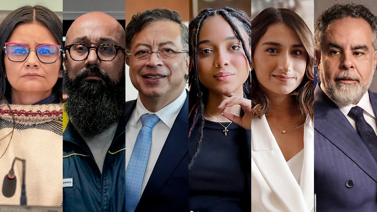 Foto: Angie Rodríguez, Carlos Carrillo, Gustavo Petro, Juliana Guerrero, Laura Sarabia y Armando Benedetti.