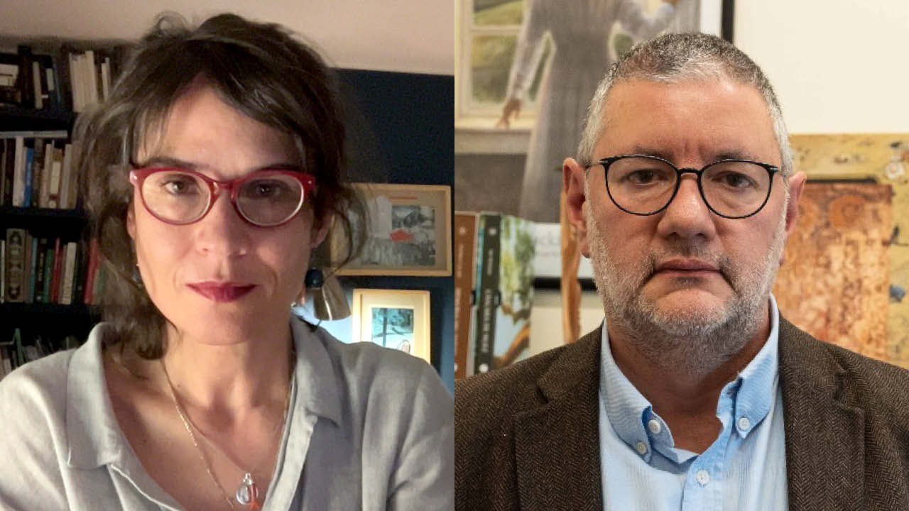 La escritora Carolina Sanín y el poeta Federico Díaz-Granados conversaron con CAMBIO. Créditos: archivo particular.