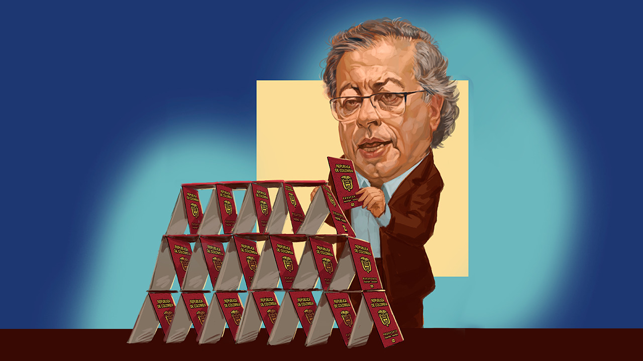 CAMBIO conoció en exclusiva el acta de una visita de la Procuraduría a la Imprenta Nacional en la que se desarman las promesas que Gustavo Petro ha sostenido en público sobre el nuevo pasaporte.