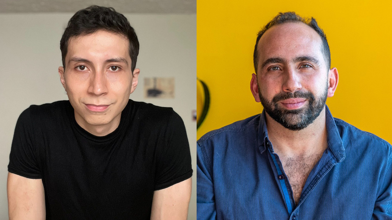 Giuseppe Caputo y Sebastián Martínez. Créditos: Archivo particular/ Lina Castaño.