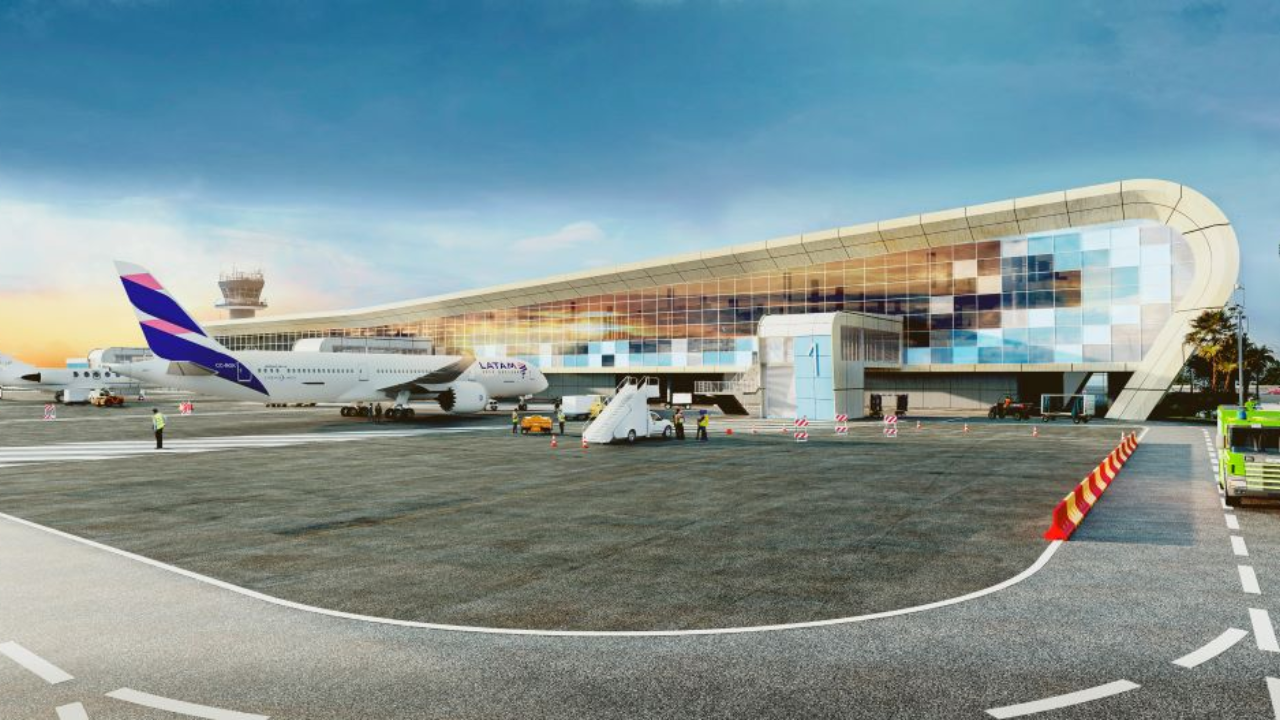 Futura remodelación del aeropuerto internacional Rafael Núñez que opera en Cartagena. Crédito: Aeropuerto internacional Rafael Núñez.