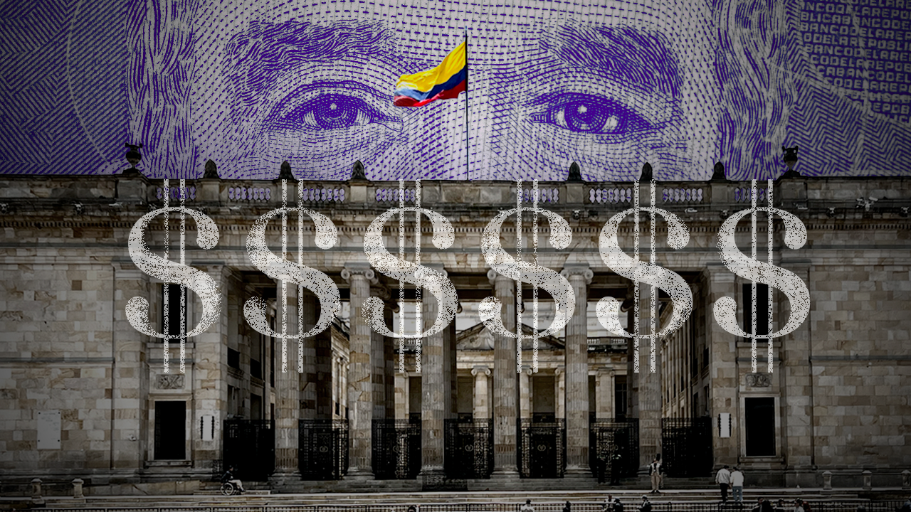 El Congreso tiene la responsabilidad de aprobar tanto el presupuesto general como leyes que generan gasto para la nación. Crédito imagen: CAMBIO / Fotoilustración Kim Vega.