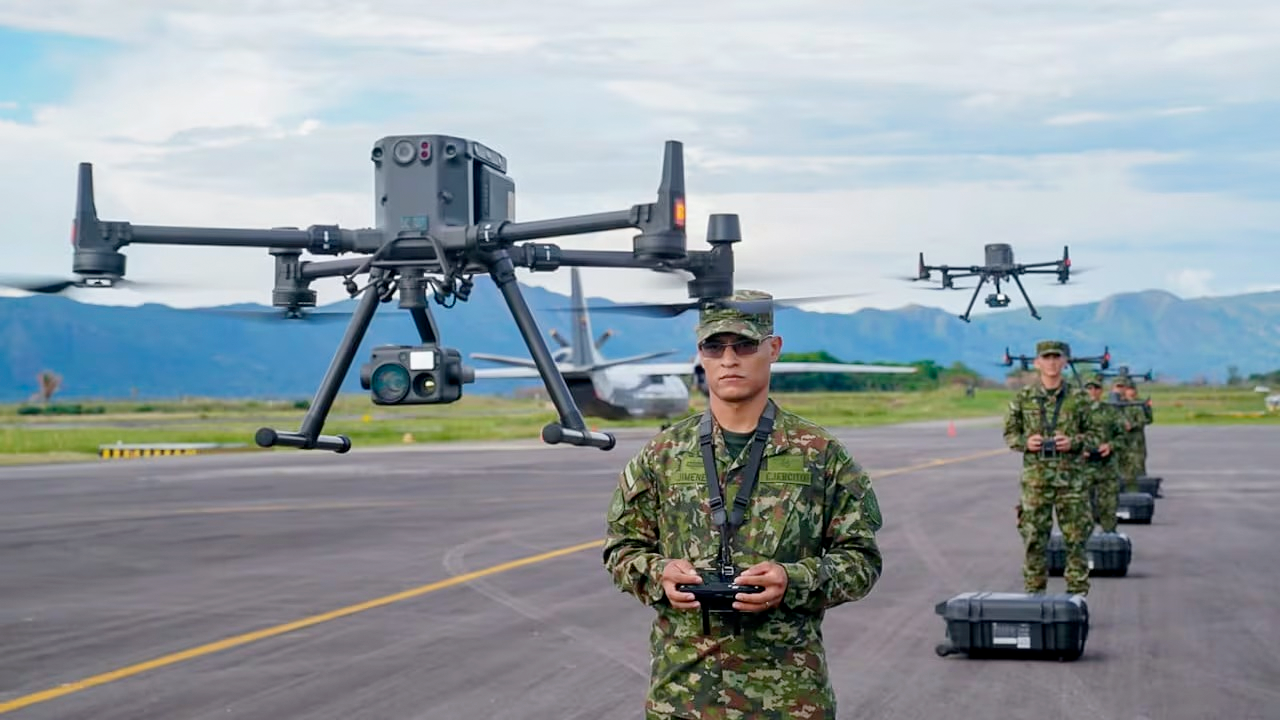 La primera fase del escudo nacional antidrones costará un billón de pesos, señaló el Ministerio de Defensa.

Crédito: Mindefensa.
