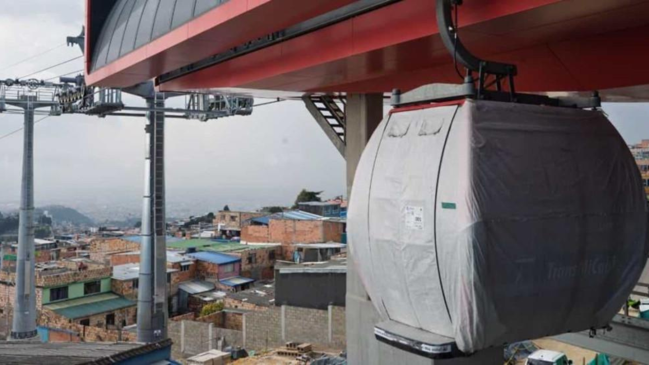 El TransMiCable de San Cristóbal - Crédito: IDU.