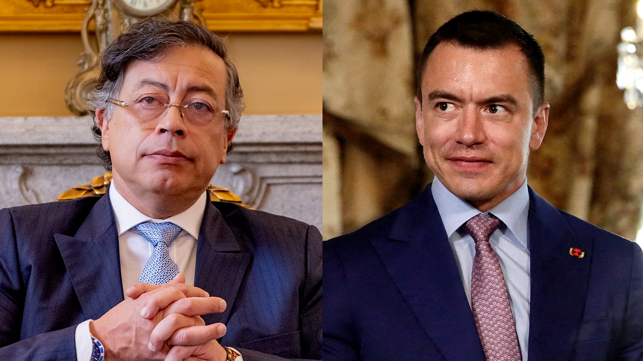 Los presidentes Petro y Noboa han elevado el tono de su confrontación desde enero de 2026. Crédito: Joel González, Presidencia de la República / Reuters