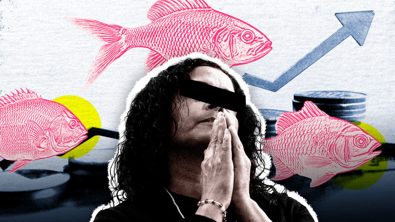 Aunque el consumo de pescado en Colombia ha aumentado en la última década, en la Semana Santa se sigue presentando el pico de ventas. Crédito imagen: CAMBIO / Fotoilustración Kim Vega.