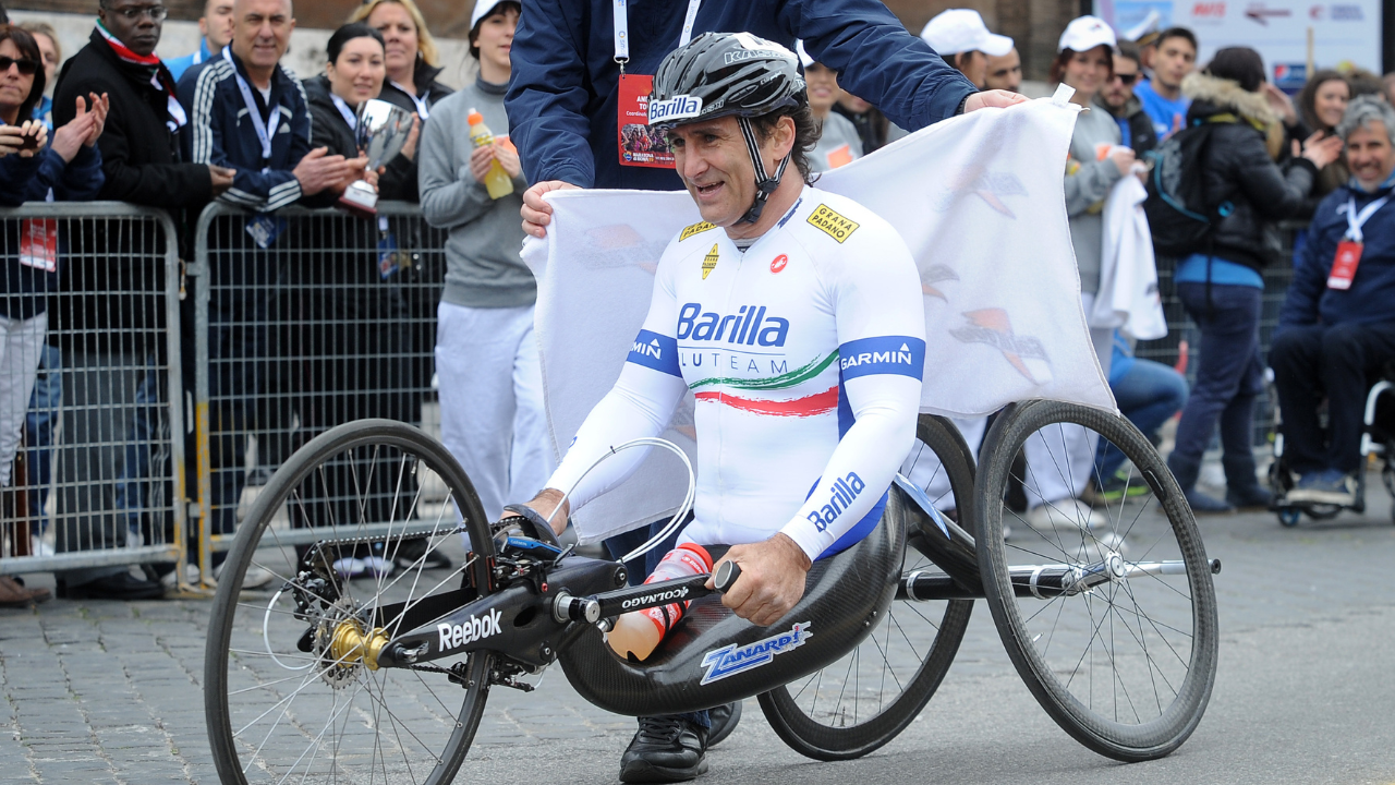 Alex Zanardi, el deportista que más desafío el cuerpo y la mente. Créditos: Reuters.