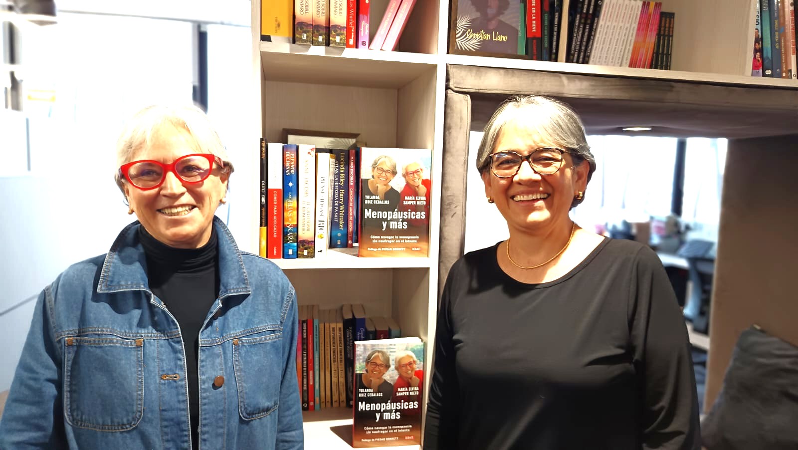 María Elvira Samper y Yolanda Ruiz.