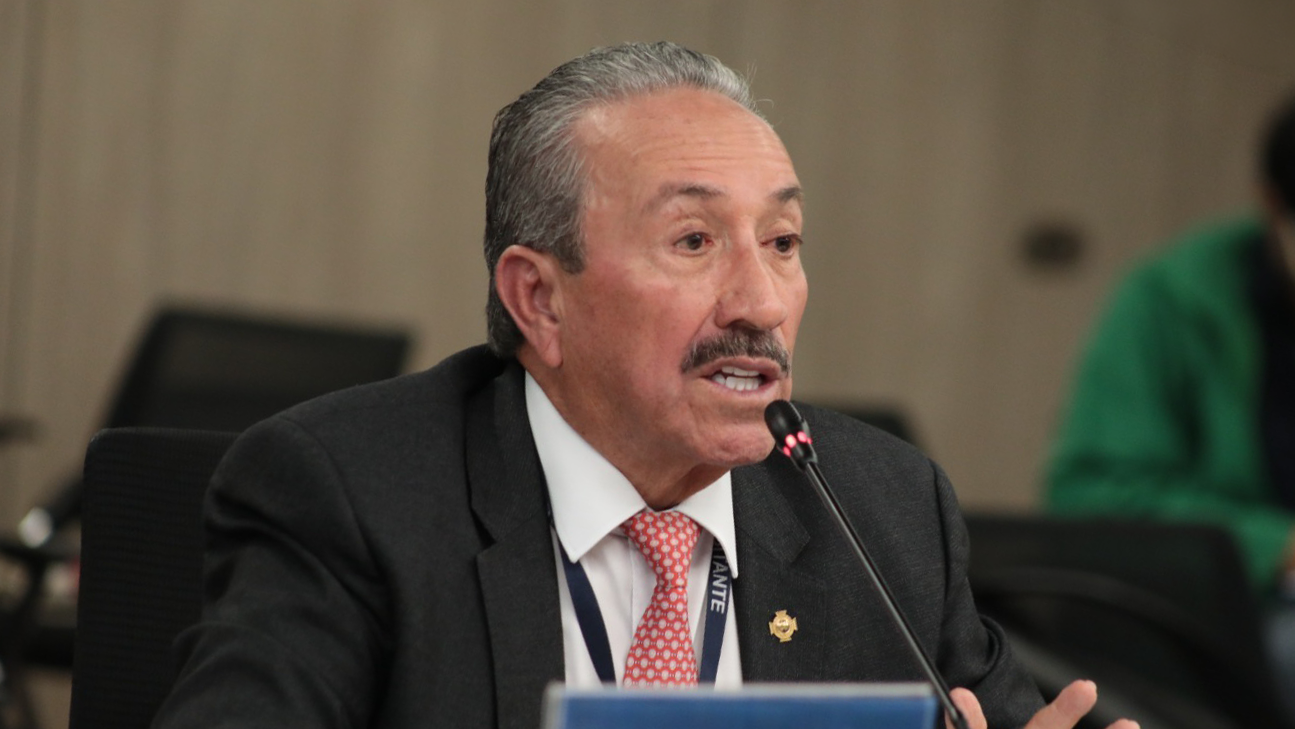 Hugo Aguilar, exgobernador de Santander, condenado por la 'parapolítica'.

Crédito: JEP.
