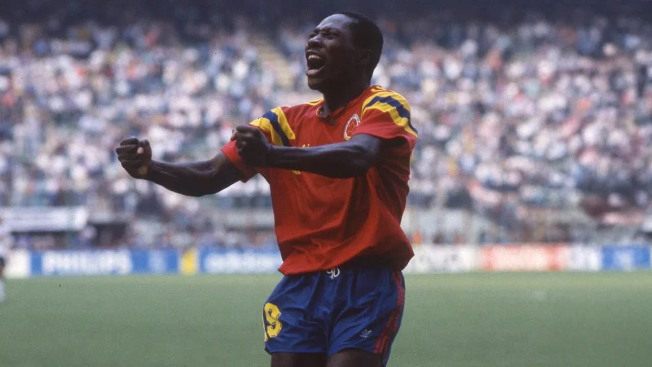 Freddy Rincón en el Mundial 1990 Freddy Rincón en el Mundial 1990